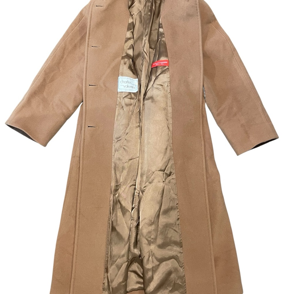 Charles Valentino Men's Brown Trench Coat